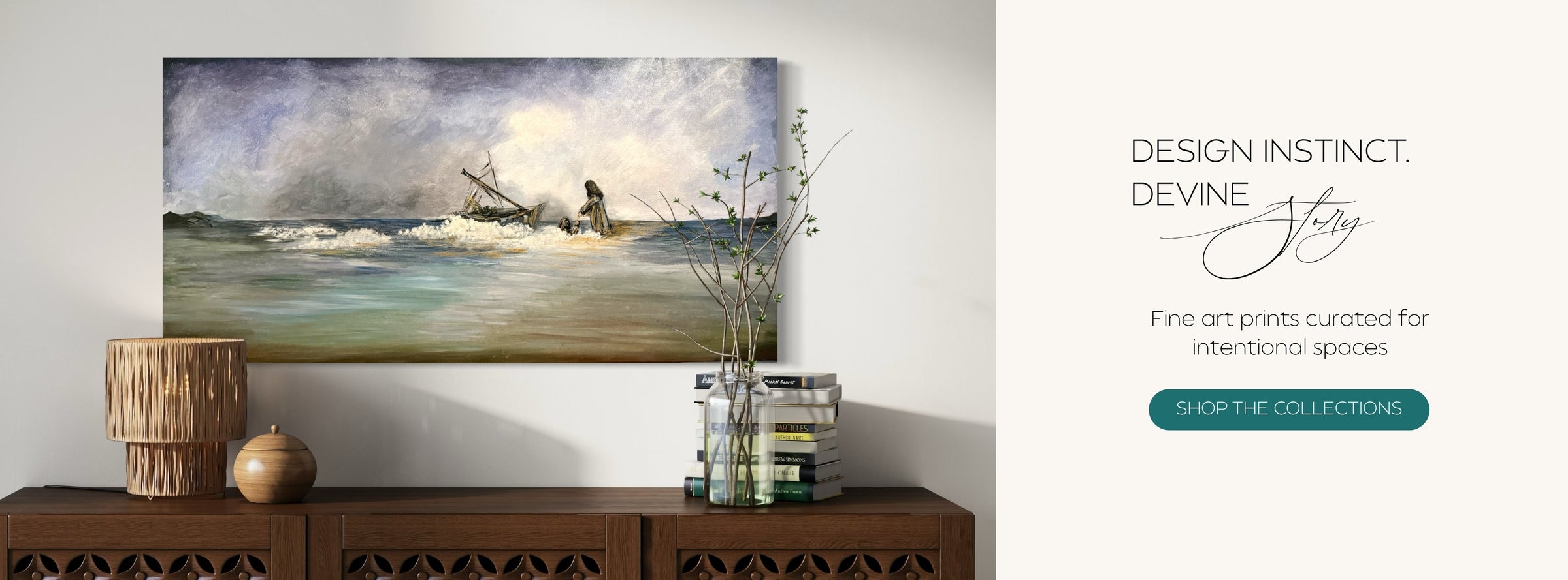 Design Instinct. Devine Joy. Fine art prints curated for intentional spaces.